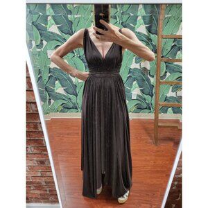 NWT Norma Kamali Goddess Gown in Chocolate